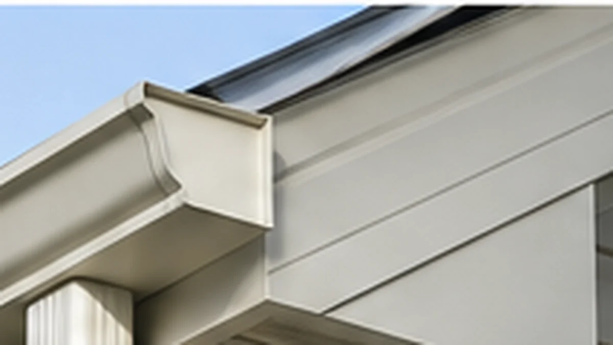 K-Style seamless aluminum gutter on a Cary NC home for a gutter installation cost comparison