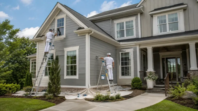 Exterior house painting services - Durham NC