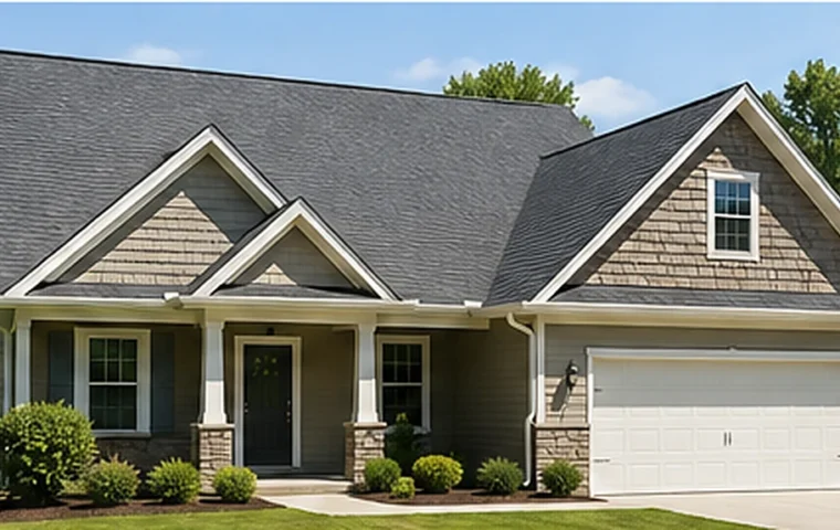 Roof replacement cost in Raleigh NC on a home with new architectural asphalt shingles